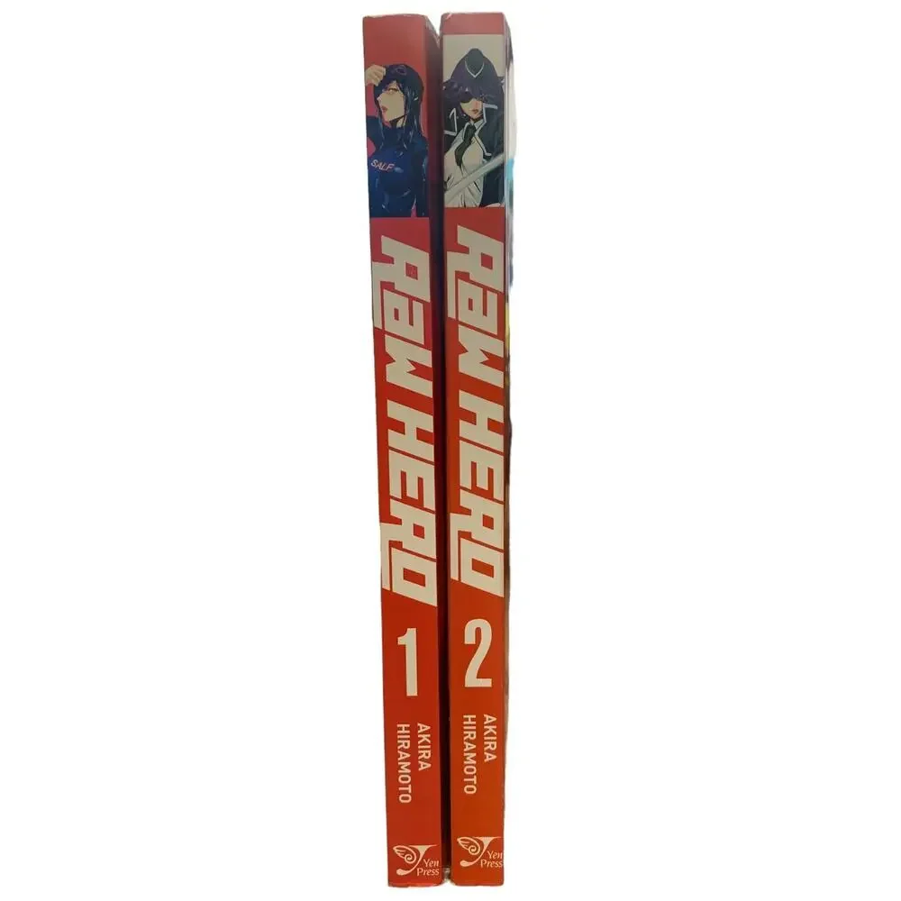 Raw Hero‎ Vol. 1-2 Manga Akira Hiramoto English Yen Press